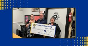 Donnybrook Lions Support Emergency Broadcasting